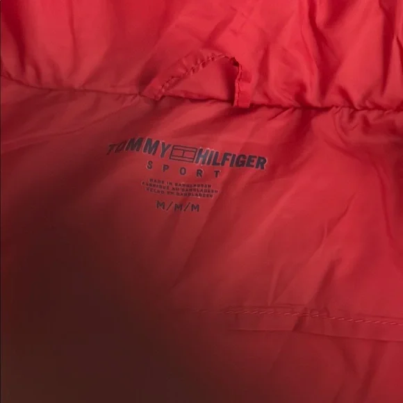 Tommy Hilfiger Vibrant Red Quilted Jacket - Medium NWT - Picture 5 of 10